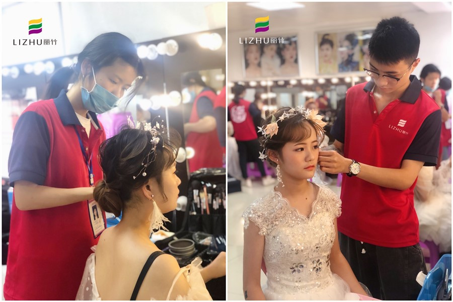 南寧化妝學(xué)校：不同風格妝容練習