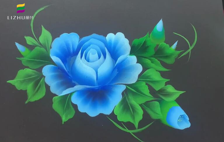 排筆彩繪美甲 ，南寧美甲學(xué)校學(xué)員作品