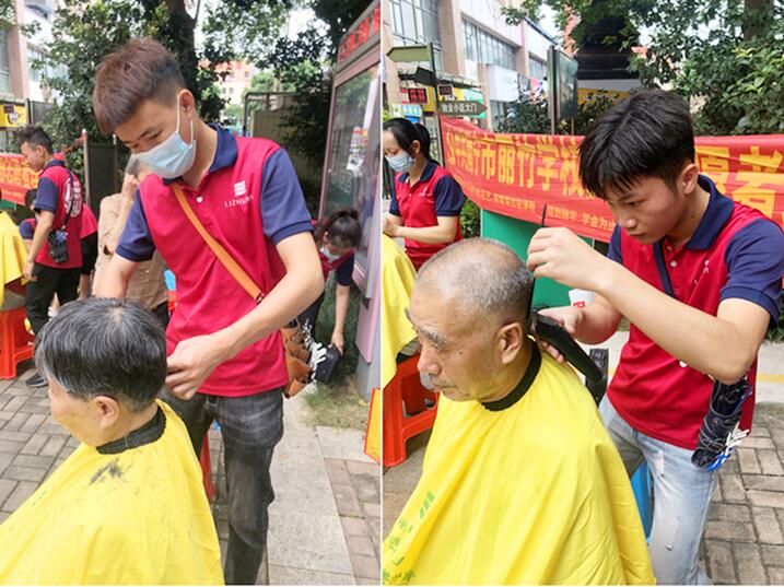 小區(qū)免費理發(fā)，廣西美發(fā)志愿者理發(fā)活動