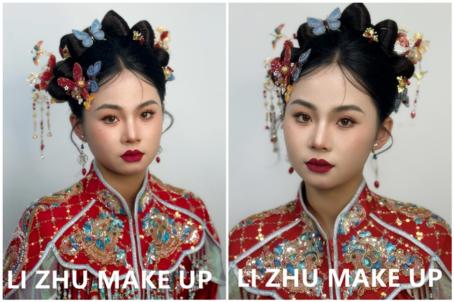 國(guó)風(fēng)秀禾造型，廣西影樓新娘寫(xiě)真作品