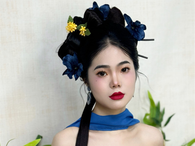 國風新中式造型，廣西美妝寫真學習