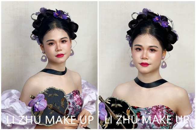 新中式東方造型，?南寧彩妝寫真機構作品