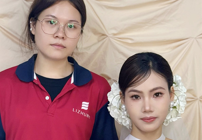 韓式新娘造型，南寧寫(xiě)真彩妝實(shí)訓(xùn)作品